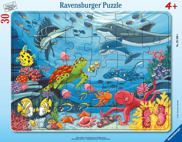 Puzzle Ravensburger Unten im Meer 30 Teile