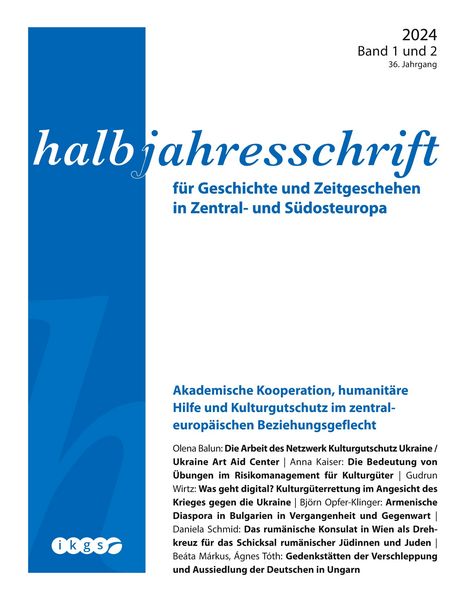 Produktbild: Halbjahresschrift 2024