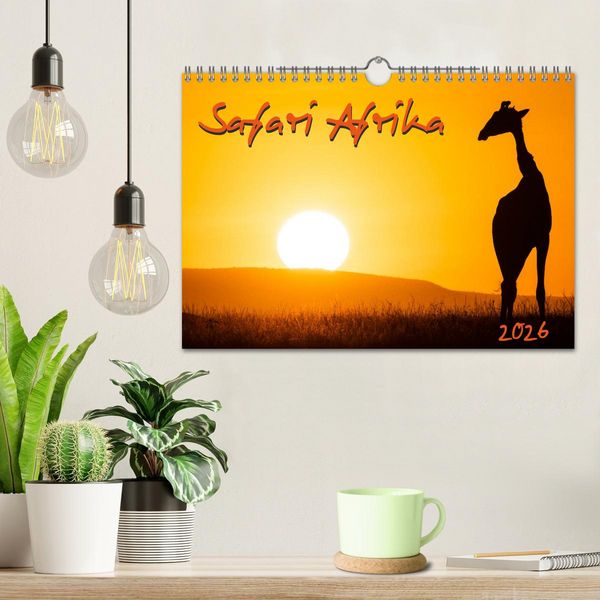 Produktbild: Safari Afrika (Wandkalender 2026 DIN A4 quer), CALVENDO Monatskalender