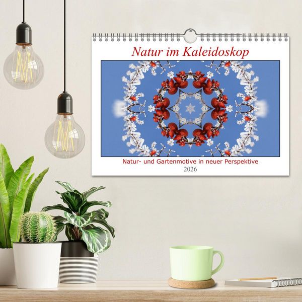 Produktbild: Natur im Kaleidoskop (Wandkalender 2026 DIN A4 quer), CALVENDO Monatskalender