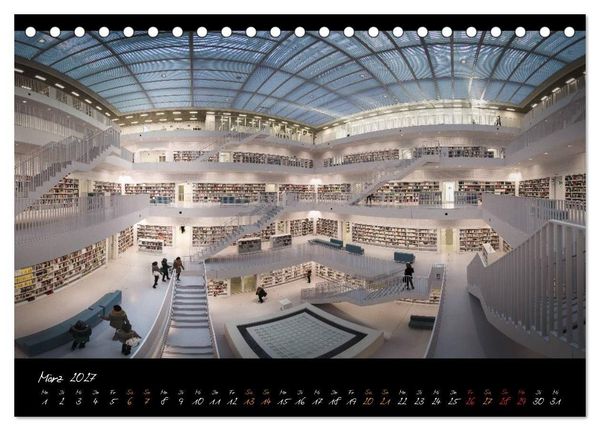 Produktbild: STUTTGART 2027 auf den zweiten Blick (Tischkalender 2027 DIN A5 quer), CALVENDO Monatskalender