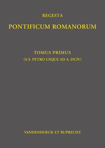 Produktbild: Regesta Pontificum Romanorum