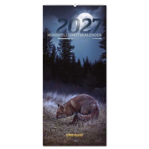 Produktbild: WILD UND HUND Edition: Mondhelligkeitskalender 2027