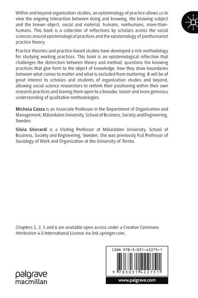 Produktbild: The Posthumanist Epistemology of Practice Theory