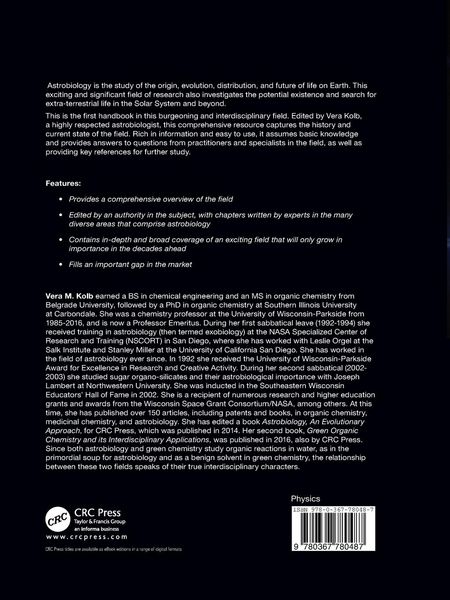 Produktbild: Handbook of Astrobiology