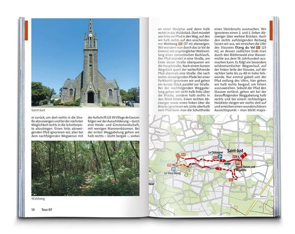 Produktbild: KOMPASS Wanderf&uuml;hrer Bretagne, vom Mont-Saint-Michel bis Saint-Nazaire, 55 Touren mit Extra-Tourenkarte