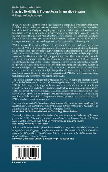 Produktbild: Enabling Flexibility in Process-Aware Information Systems