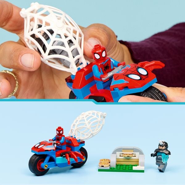 Produktbild: LEGO ǀ Marvel 11206 Spidey auf Motorrad vs. Rhino, Lernspielzeug ab 4