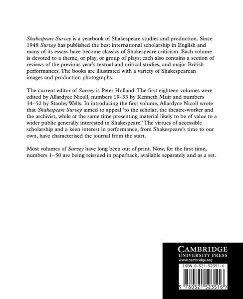 Produktbild: Shakespeare Survey
