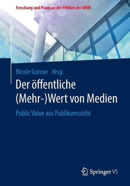 Produktbild: Der &ouml;ffentliche (Mehr-)Wert von Medien