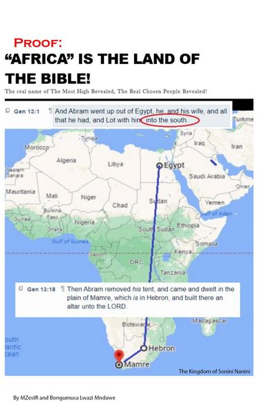 Produktbild: Proof: Africa is the Land Of the Bible