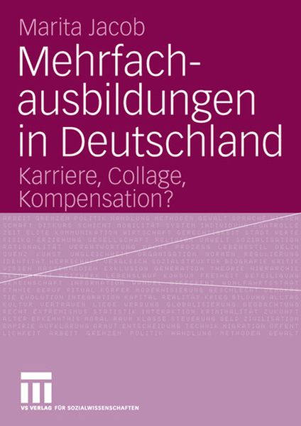 Produktbild: Mehrfachausbildungen in Deutschland