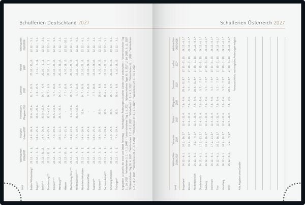 Produktbild: rido/id&eacute; 7013607017 Taschenkalender Premium Young Line Mini 2027 "Moon" A6, Papier