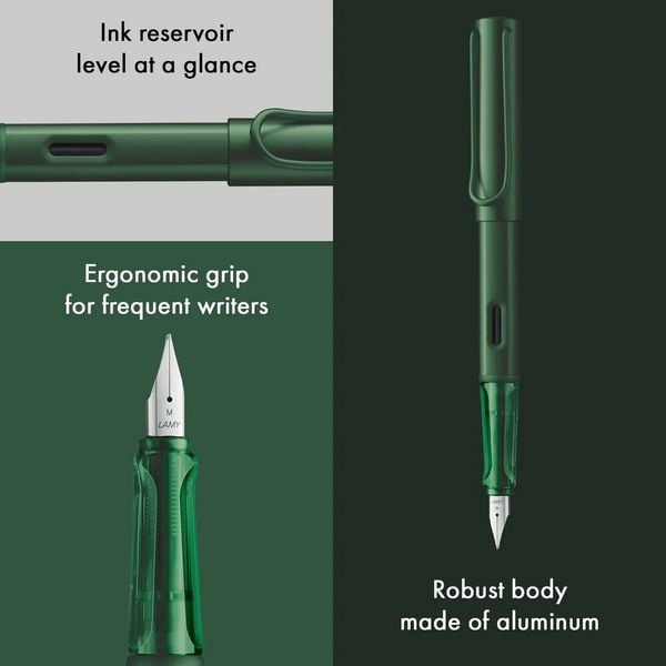 Produktbild: LAMY F&uuml;ller 0B9 LAMY AL-star pine, Feder M (Sondermodell)