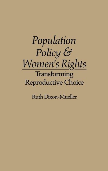 Produktbild: Population Policy and Women's Rights