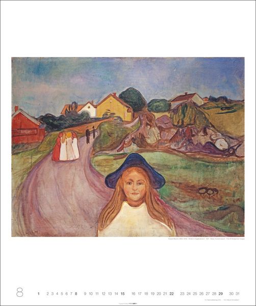 Produktbild: Edvard Munch Edition Kalender 2027