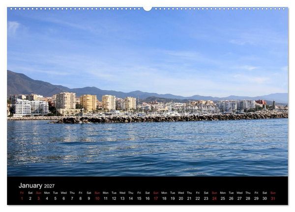 Produktbild: Estepona Costa Del Sol (High Quality Premium Wall Calendar 2027 DIN A2 landscape),CALVENDO 12 Month Wall Calendar