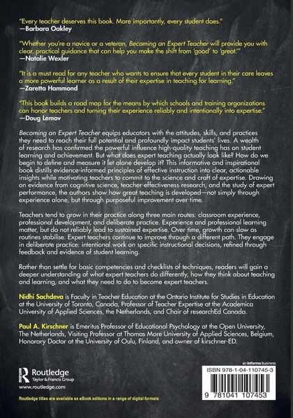 Produktbild: Becoming an Expert Teacher