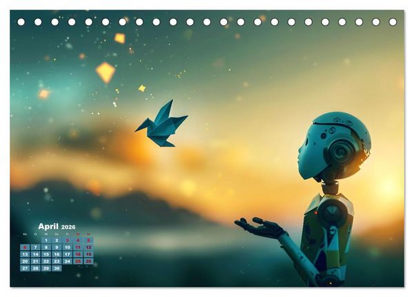 Produktbild: Zwischen Sternenstaub und Stille (Tischkalender 2026 DIN A5 quer), CALVENDO Monatskalender