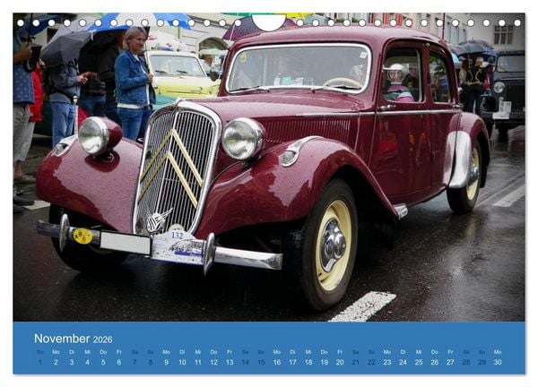 Produktbild: Citroen Traction Avant (Wandkalender 2026 DIN A4 quer), CALVENDO Monatskalender