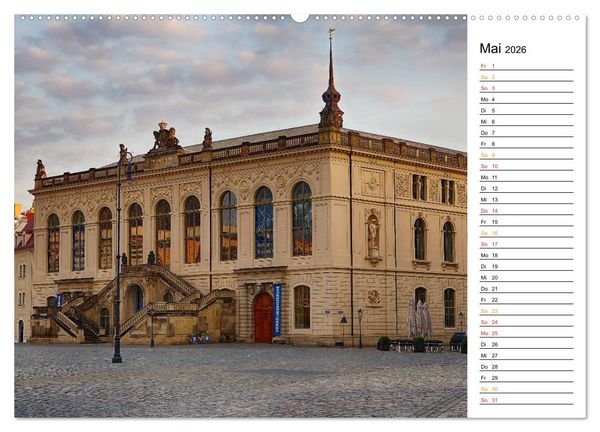 Produktbild: Dresden Bilder 2026 (Wandkalender 2026 DIN A2 quer), CALVENDO Monatskalender