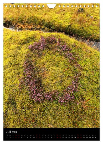 Produktbild: NATUREART - KUNST IN DER NATUR (Wandkalender 2026 DIN A4 hoch), CALVENDO Monatskalender