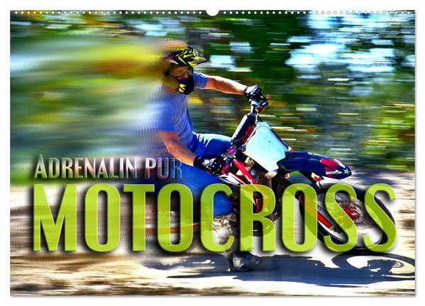 Produktbild: Motocross - Adrenalin pur (Wandkalender 2026 DIN A2 quer), CALVENDO Monatskalender