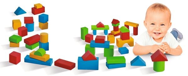 Produktbild: EH Bunte Holzbausteine Baby