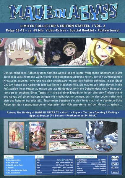 Produktbild: Made in Abyss - Staffel 1.Vol.2 - Limited Collector's Edition