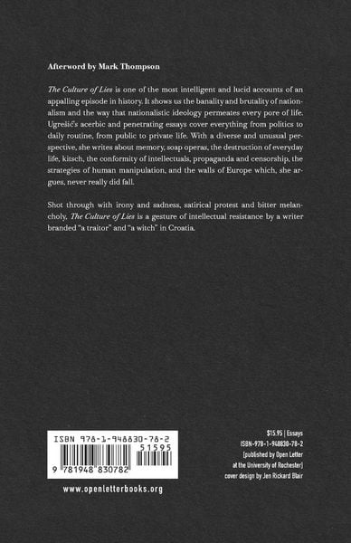 Produktbild: Culture of Lies