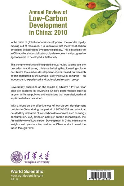 Produktbild: Annual Review Of Low-Carbon Development in China