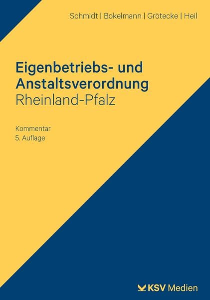 Produktbild: Eigenbetriebs- und Anstaltsverordnung Rheinland-Pfalz