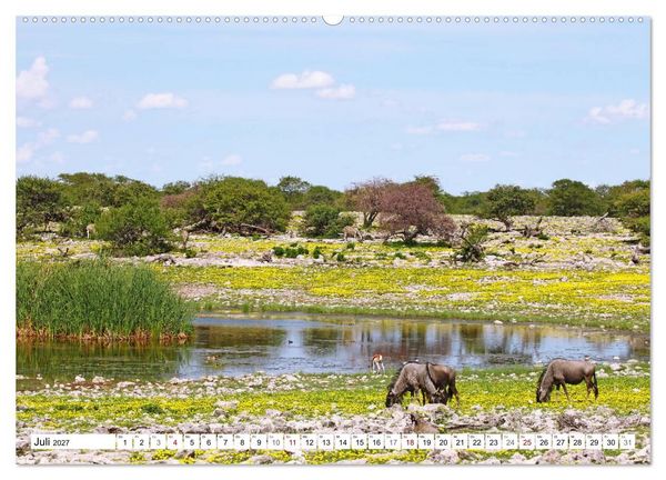 Produktbild: Namibia - Weite sp&uuml;ren (Wandkalender 2027 DIN A2 quer), CALVENDO Monatskalender
