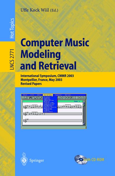 Produktbild: Computer Music Modeling and Retrieval