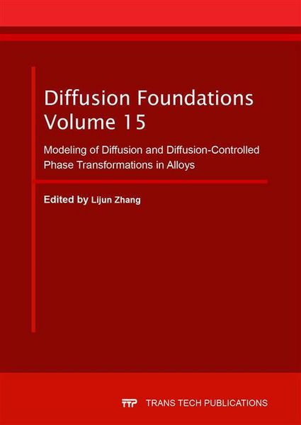 Produktbild: Diffusion Foundations Vol. 15