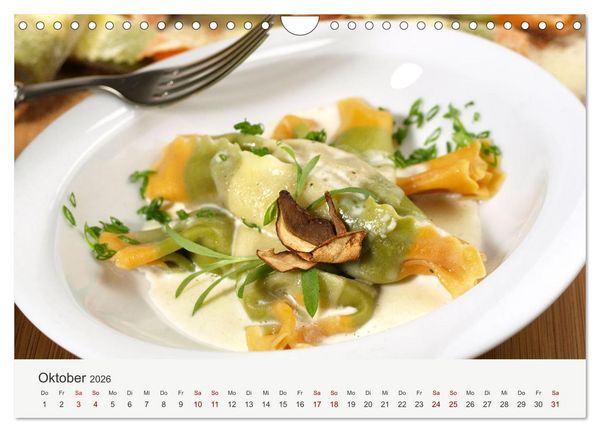 Produktbild: Vegan Food Kalender &ndash; Gerichte und Snacks (Wandkalender 2026 DIN A4 quer), CALVENDO Monatskalender