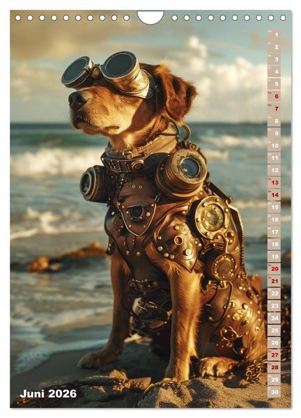 Produktbild: Steampunk Fauna (Wandkalender 2026 DIN A4 hoch), CALVENDO Monatskalender