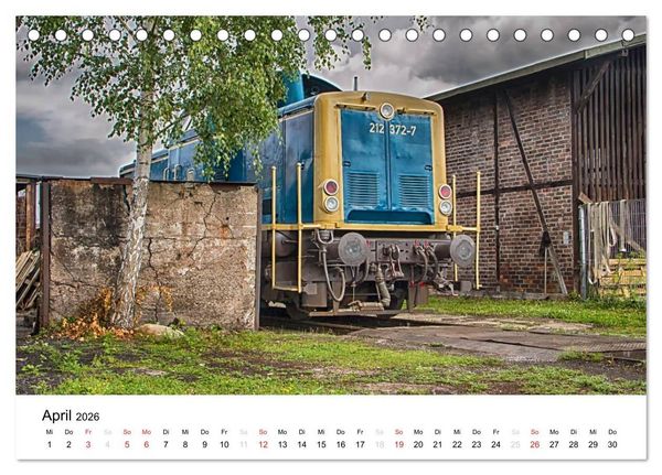 Produktbild: Auf eisernen Wegen - Faszination Bahn (Tischkalender 2026 DIN A5 quer), CALVENDO Monatskalender