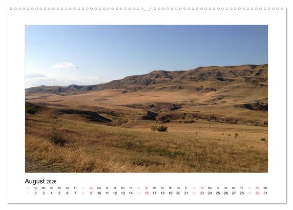 Produktbild: GEORGIEN 2026 (hochwertiger Premium Wandkalender 2026 DIN A2 quer), Kunstdruck in Hochglanz