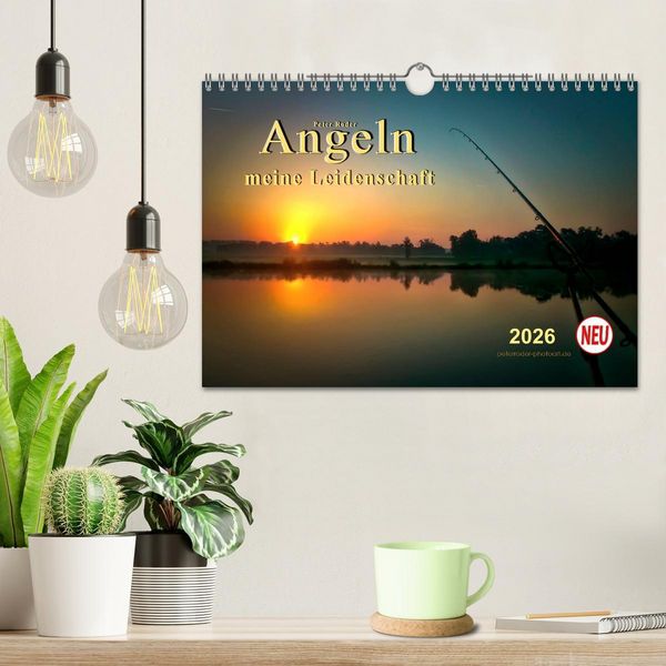 Produktbild: Angeln - meine Leidenschaft (Wandkalender 2026 DIN A4 quer), CALVENDO Monatskalender
