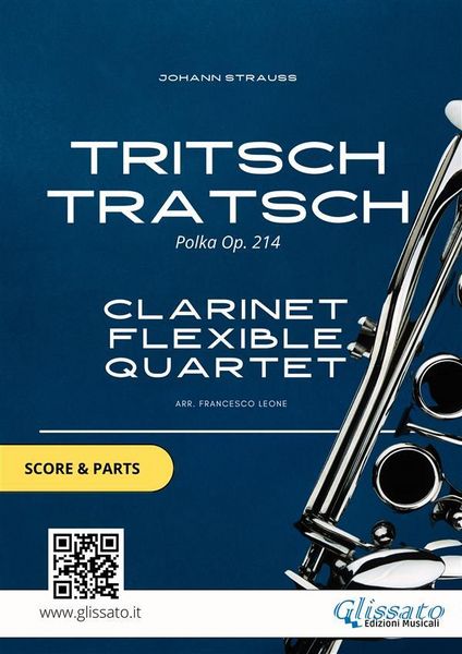 Produktbild: Tritsch Tratsch - Clarinet flexible Quartet score & parts