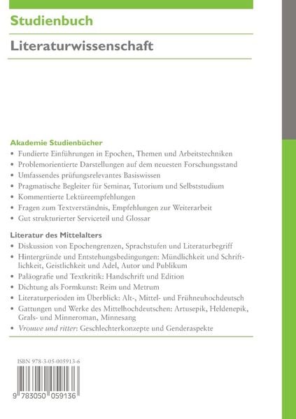 Produktbild: Literatur des Mittelalters