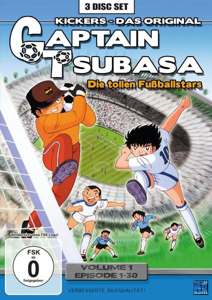Produktbild: Captain Tsubasa Vol. 1 - Episode 01-30 [3 DVDs]