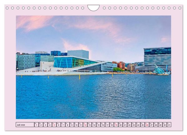 Produktbild: Oslo - Stadt am Fjord (Wandkalender 2026 DIN A4 quer), CALVENDO Monatskalender