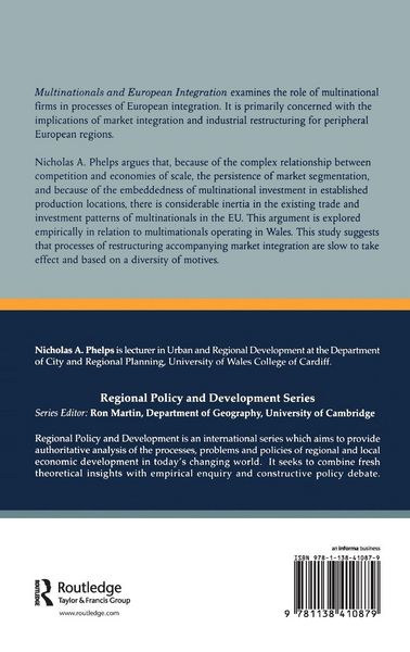 Produktbild: Multinationals and European Integration
