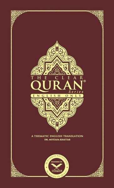 Produktbild: THE CLEAR QURAN- English Only| Single Column |Hardcover