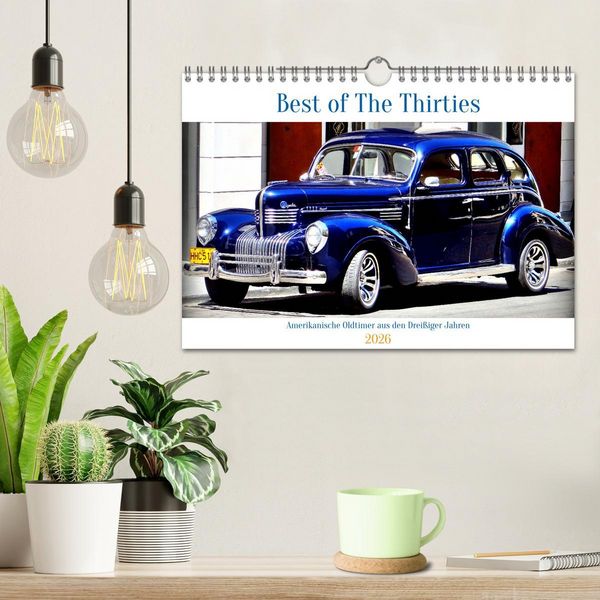 Produktbild: Best of The Thirties - Amerikanische Oldtimer aus den Drei&szlig;iger Jahren (Wandkalender 2026 DIN A4 quer), CALVENDO Monatskalender
