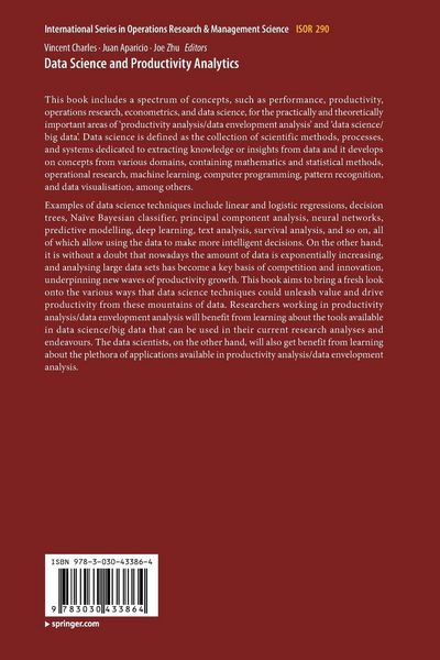 Produktbild: Data Science and Productivity Analytics