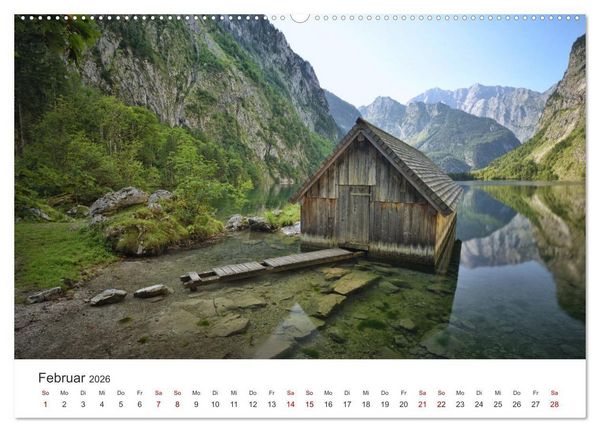 Produktbild: Deutschlands Landschaften 2026 &ndash; Von der K&uuml;ste bis zu den Alpen (Wandkalender 2026 DIN A2 quer), CALVENDO Monatskalender