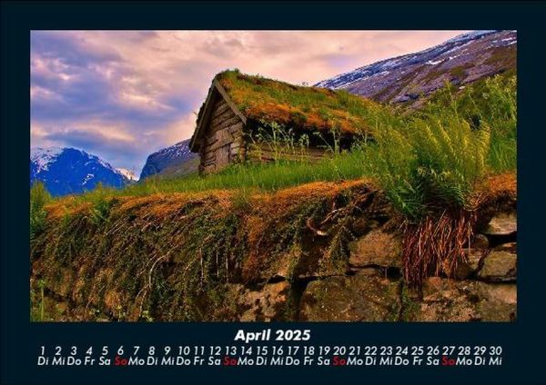 Produktbild: Bergige Welten 2025 Fotokalender DIN A5